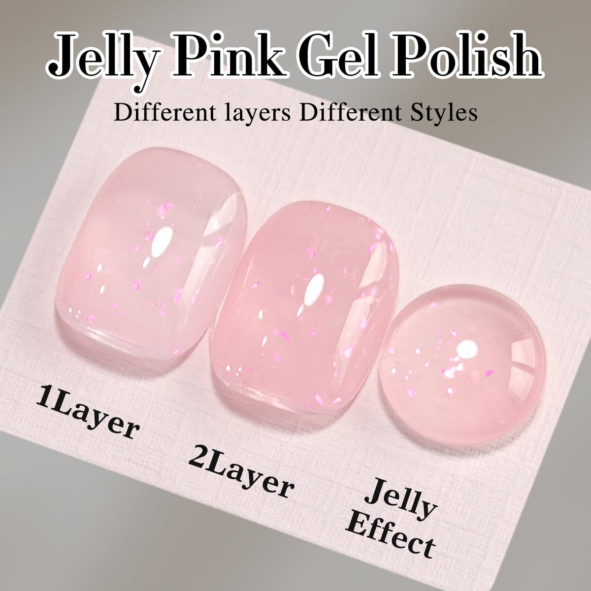 Double Rhythm Jelly Gel Polish in a nail art setup