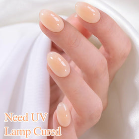Double Rhythm Jelly Gel Polish in various layers showing effects