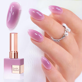 Double Rhythm Jelly Gel Polish Light Purple front view