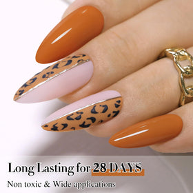 Double Rhythm Jelly Milky Gel Polish 15ml with base and top coat