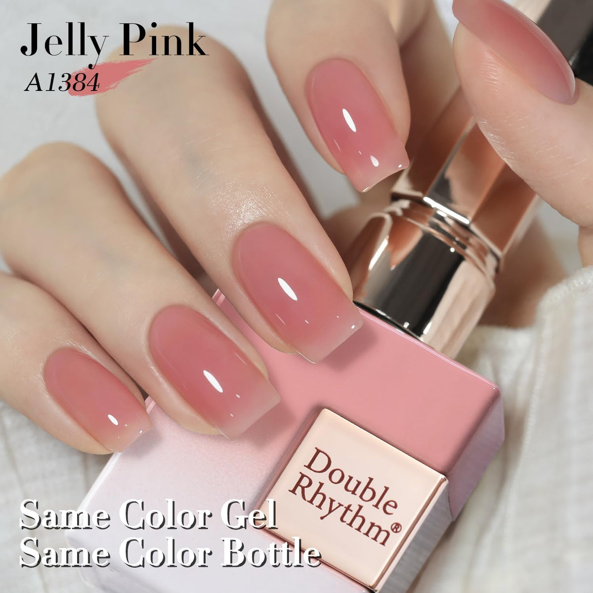Double Rhythm Jelly Nail Polish 15ml in a lifestyle setting