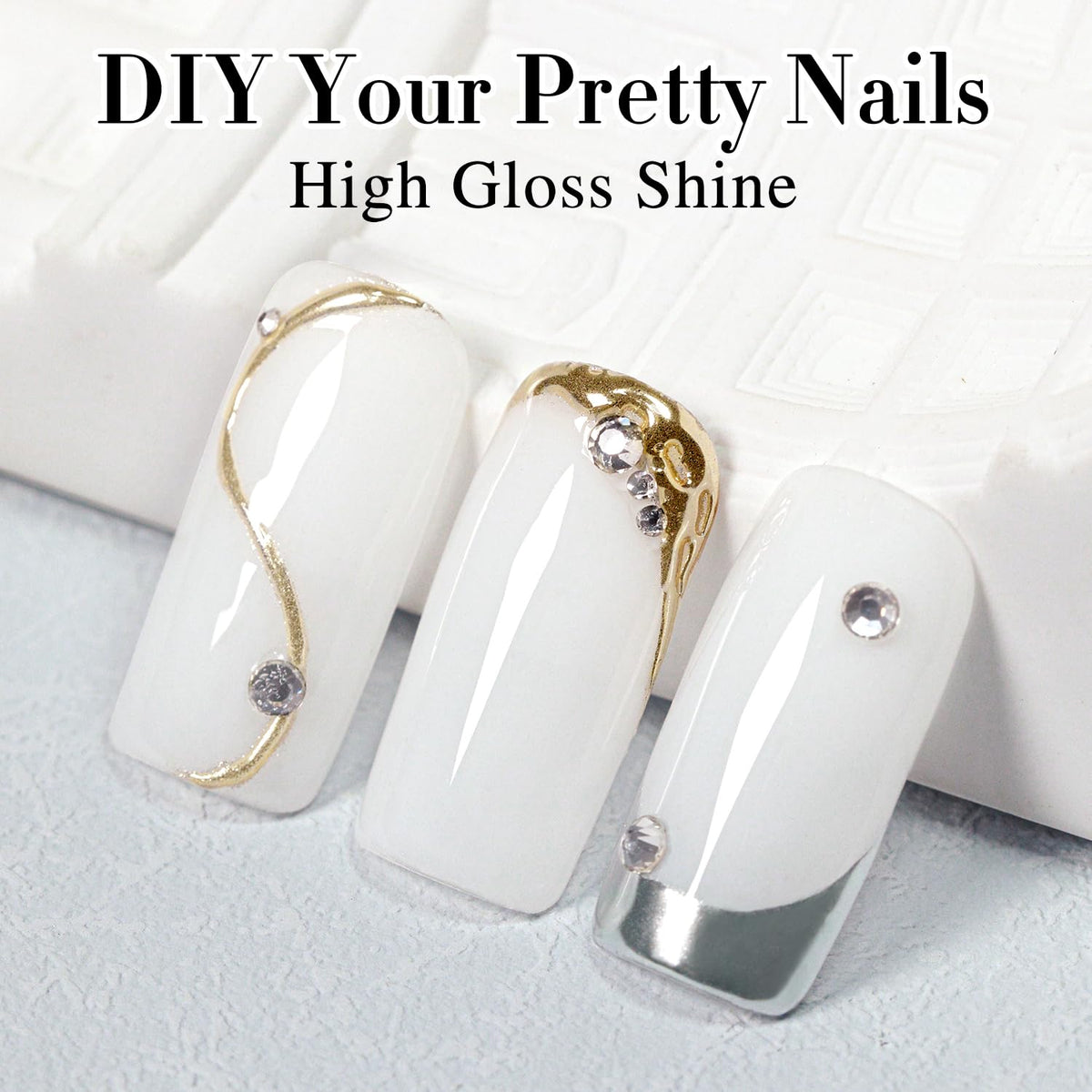 Double Rhythm Jelly Nail Polish 15ml Milky White swatch