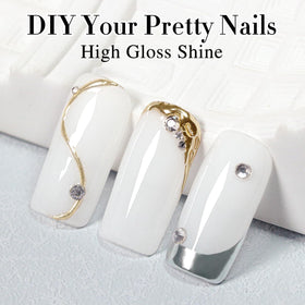 Double Rhythm Jelly Nail Polish 15ml Milky White swatch