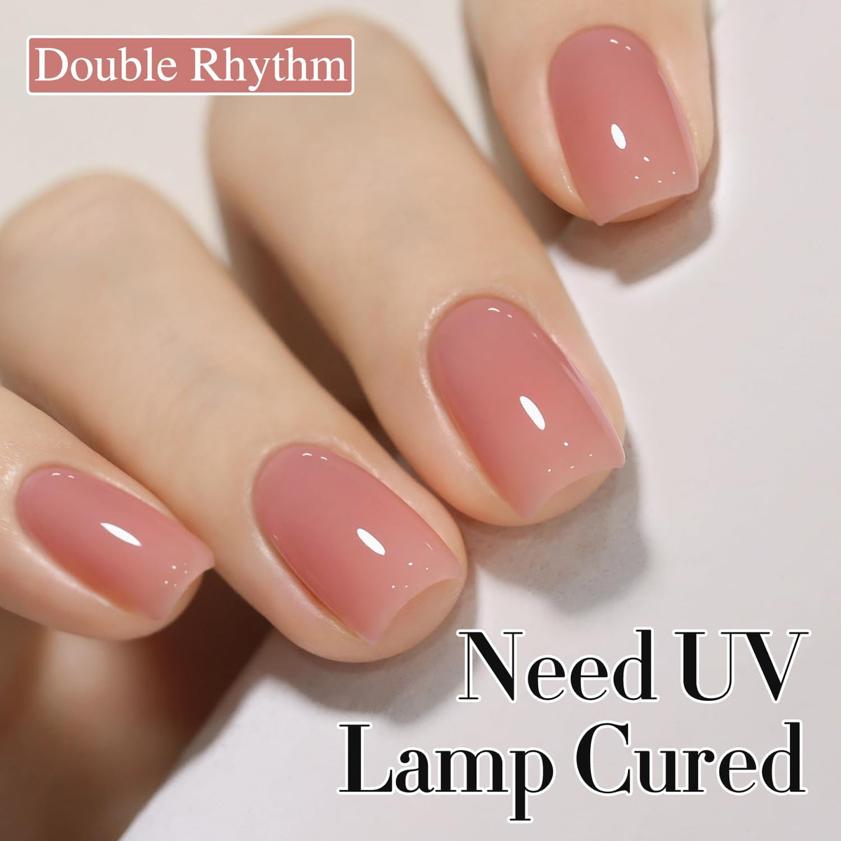 Double Rhythm Jelly Nail Polish 15ml showing bottle design
