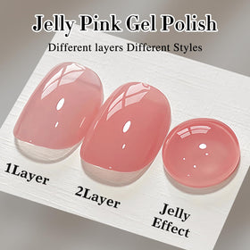 Double Rhythm Jelly Nail Polish 15ml with UV lamp for curing