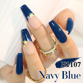 Double Rhythm Navy Blue Gel Polish 15ml packaging