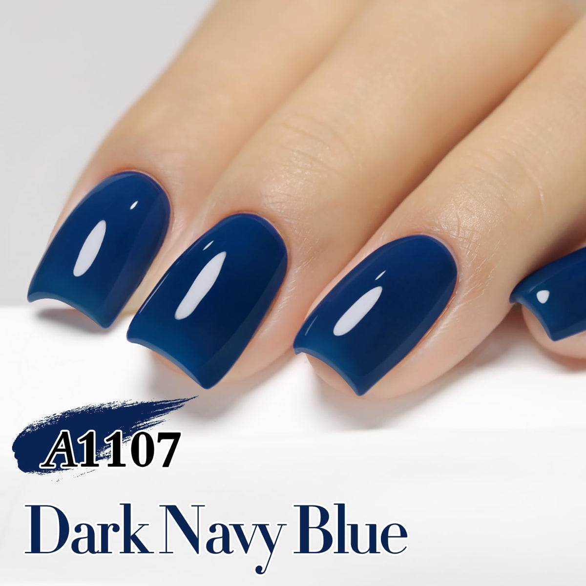 Double Rhythm Navy Blue Gel Polish in packaging