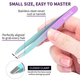 Double-sided eyebrow brush included in TsMADDTs set