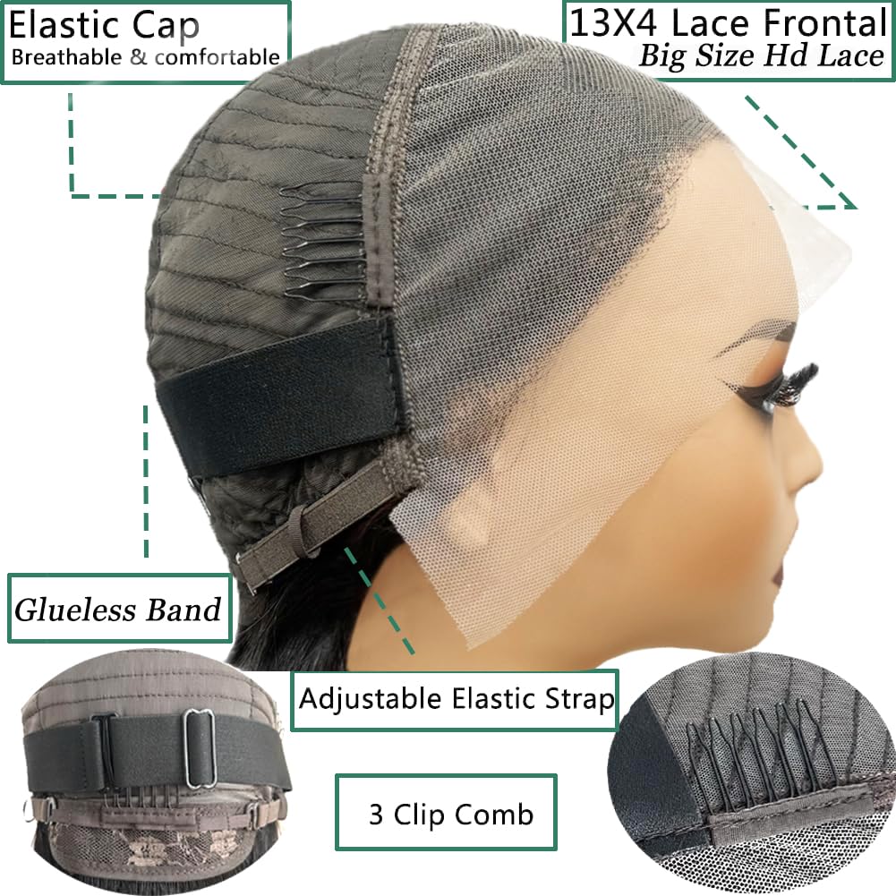 Douyin Bob Wig Human Hair displayed in packaging