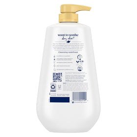 Dove 24hr Lotion Body Wash with jojoba oil side view