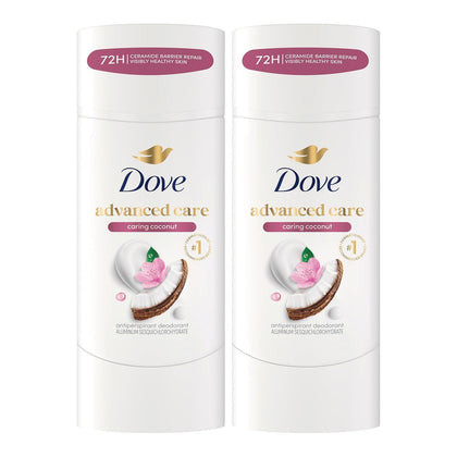 Dove Advanced Care Antiperspirant Deodorant Caring Coconut front view