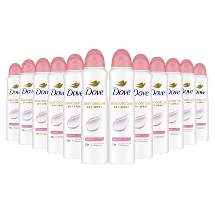 Dove Advanced Care Antiperspirant Deodorant Spray Powder Soft Pack of 12