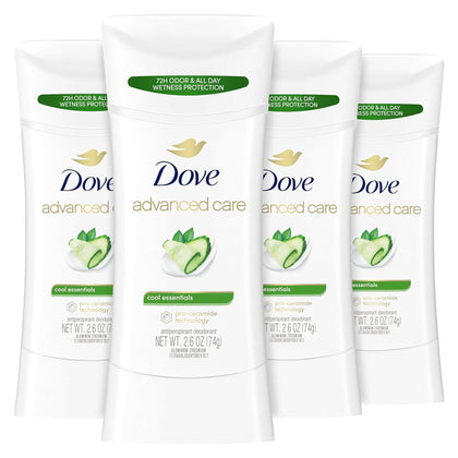 Dove Advanced Care Antiperspirant Deodorant Stick Cool Essentials front view