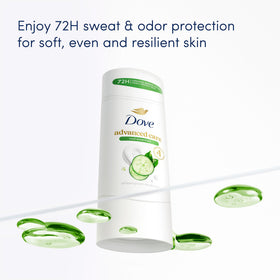 Dove Advanced Care Antiperspirant Deodorant Stick Cool Essentials side view