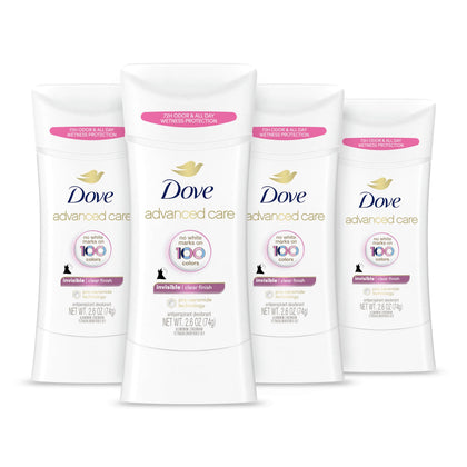 Dove Advanced Care Antiperspirant Deodorant Stick front view