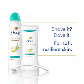 Dove Advanced Care Antiperspirant Deodorant Stick Rejuvenate application