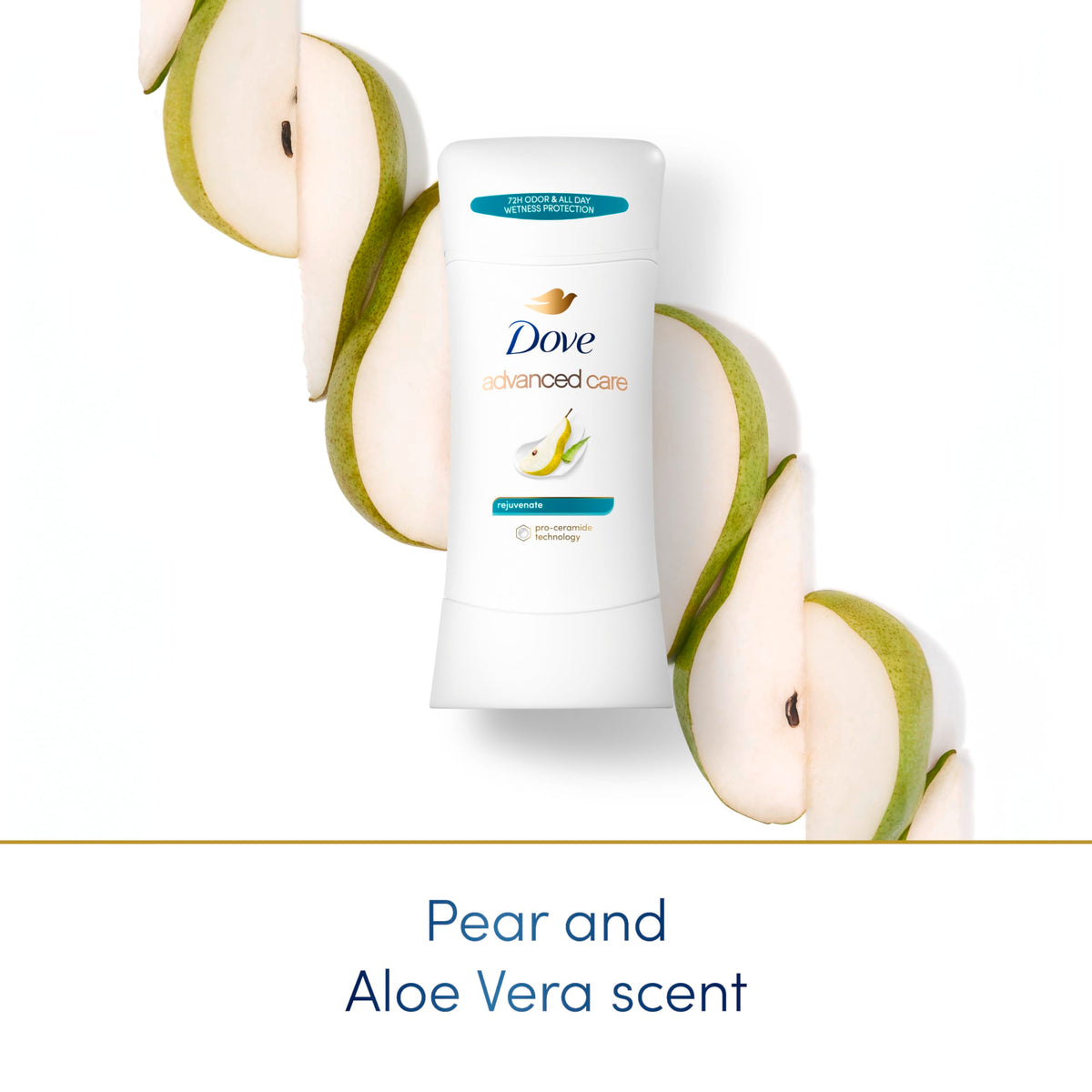 Dove Advanced Care Antiperspirant Deodorant Stick Rejuvenate packaging