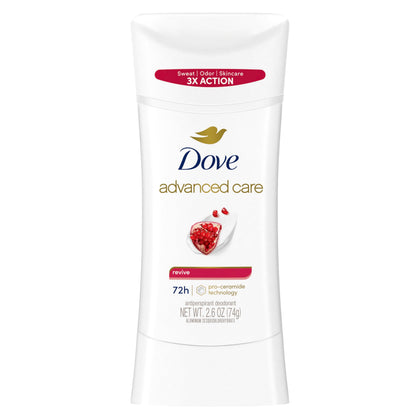 Dove Advanced Care Antiperspirant Deodorant Stick Revive front view