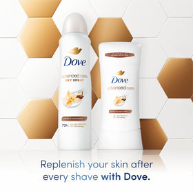 Dove Advanced Care Antiperspirant Deodorant Stick Vanilla & Cocoa Butter packaging
