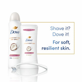Dove Advanced Care Antiperspirant Dry Spray back view