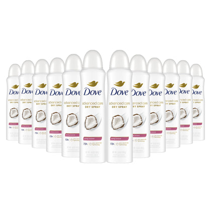 Dove Advanced Care Antiperspirant Dry Spray pack of 12