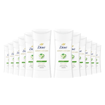 Dove Advanced Care Antiperspirant Stick Pack of 12 front view