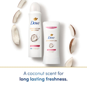 Dove Advanced Care Caring Coconut Dry Spray front view