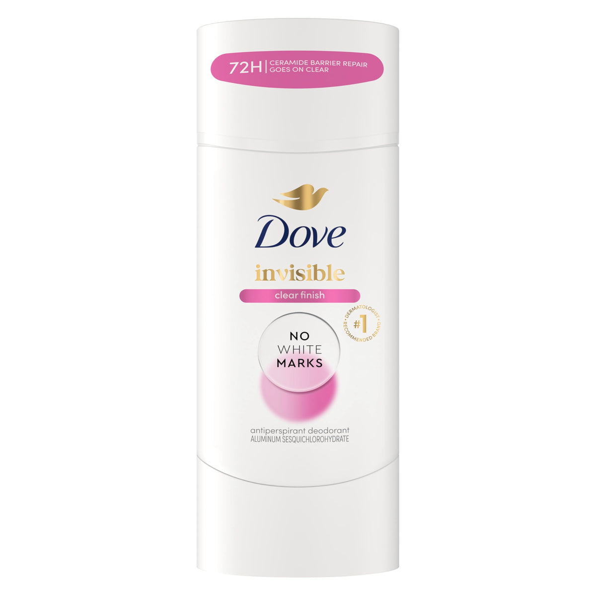 Dove Advanced Care Clear Finish Antiperspirant Deodorant 2.6 oz front view