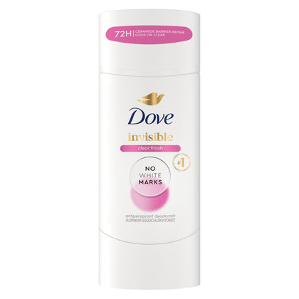 Dove Advanced Care Clear Finish Antiperspirant Deodorant 2.6 oz front view