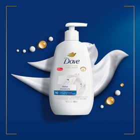 Dove Advanced Care Hand Wash Deep Moisture 12 oz side view