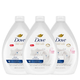 Dove Advanced Care Hand Wash Refill Deep Moisture 34 oz bottle front view