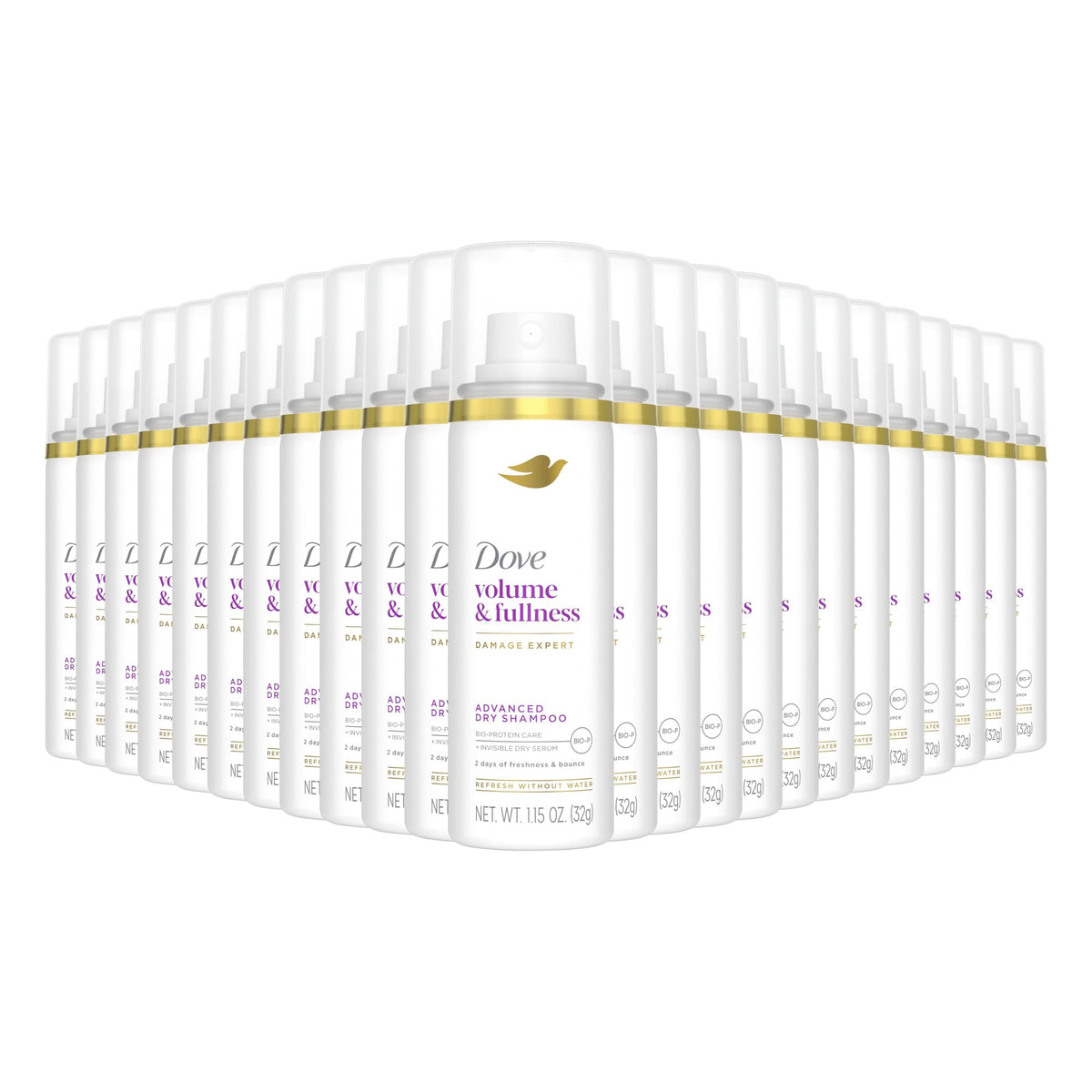 Dove Advanced Dry Shampoo Volume & Fullness 1.15 oz front view