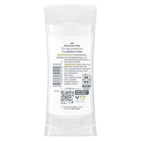 Dove Aluminum Free Deodorant 3 Pack showing individual sticks