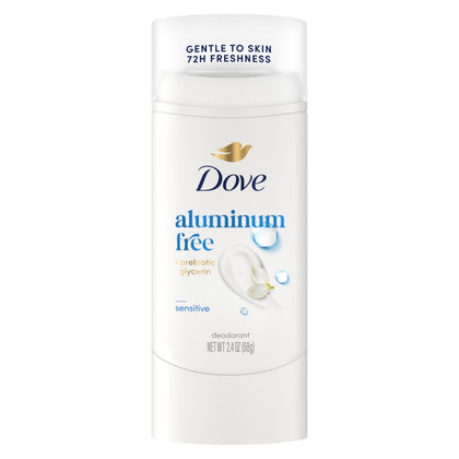 Dove Aluminum Free Deodorant Stick for Women, Sensitive front view