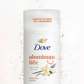 Dove Aluminum Free Deodorant Stick Sparkling Vanilla lifestyle use