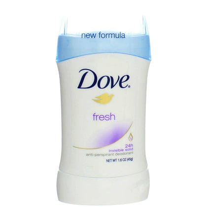 Dove Anti-Perspirant Deodorant Invisible Solid Fresh Pack of 3 front view