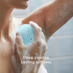 Dove Antibacterial Care Beauty Bar Soap individual bar on a towel