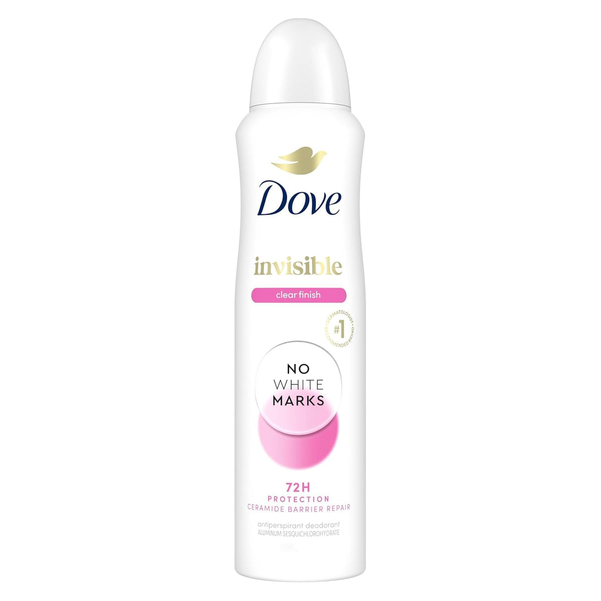 Dove Antiperspirant Deodorant Clear Finish 3.8 oz front view