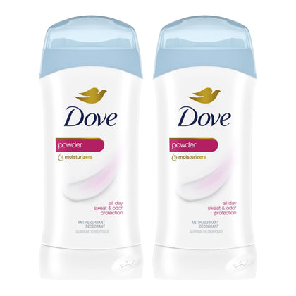 Dove Antiperspirant Deodorant Stick 2-Pack packaging front view