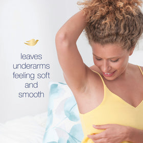 Dove Antiperspirant deodorant stick application on skin