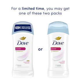 Dove Antiperspirant Deodorant Stick application on skin close-up