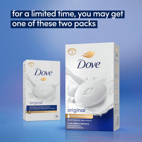 Dove Beauty Bar Soap Original single bar, close-up