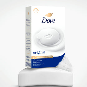 Dove Beauty Bar Soap Original with water droplets