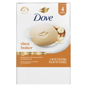 Dove Beauty Bar Soap Shea Butter 3.75 oz close-up