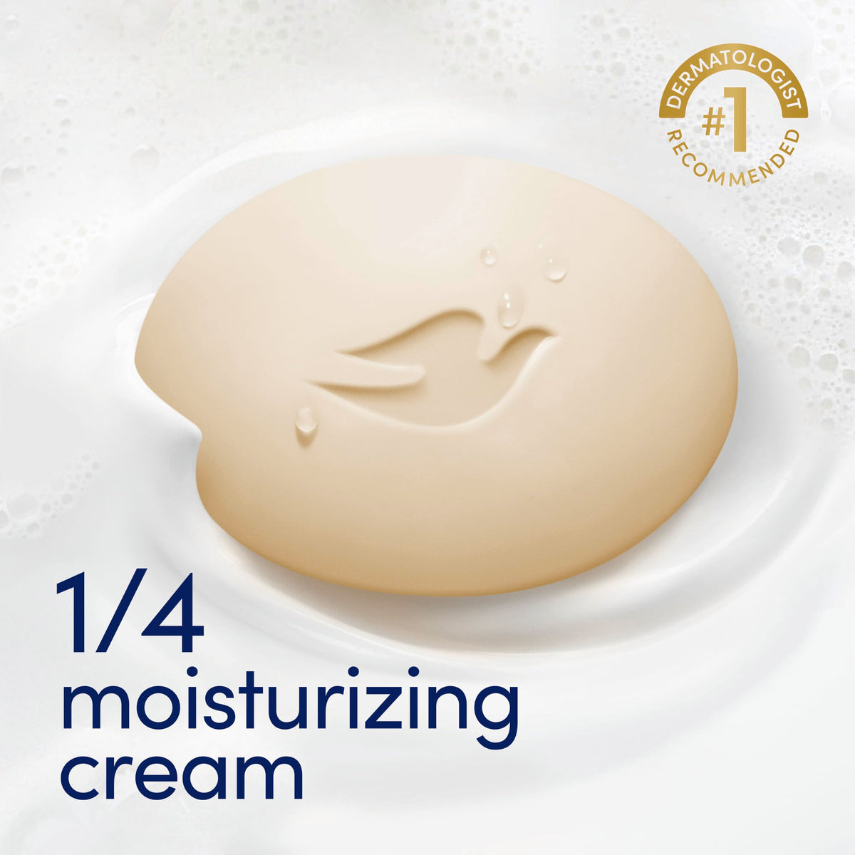 Dove Beauty Bar Soap Shea Butter lathering on hands