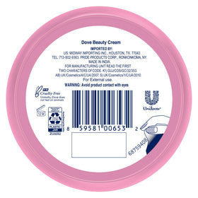 Dove Beauty Cream texture close-up showing smooth consistency