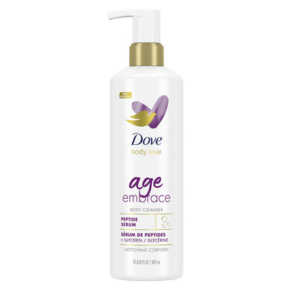 Dove Body Love Age Embrace Body Cleanser 17.5 fl oz front view