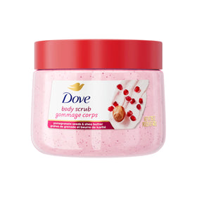 Dove Body Scrub Pomegranate & Shea Butter 15 oz front view