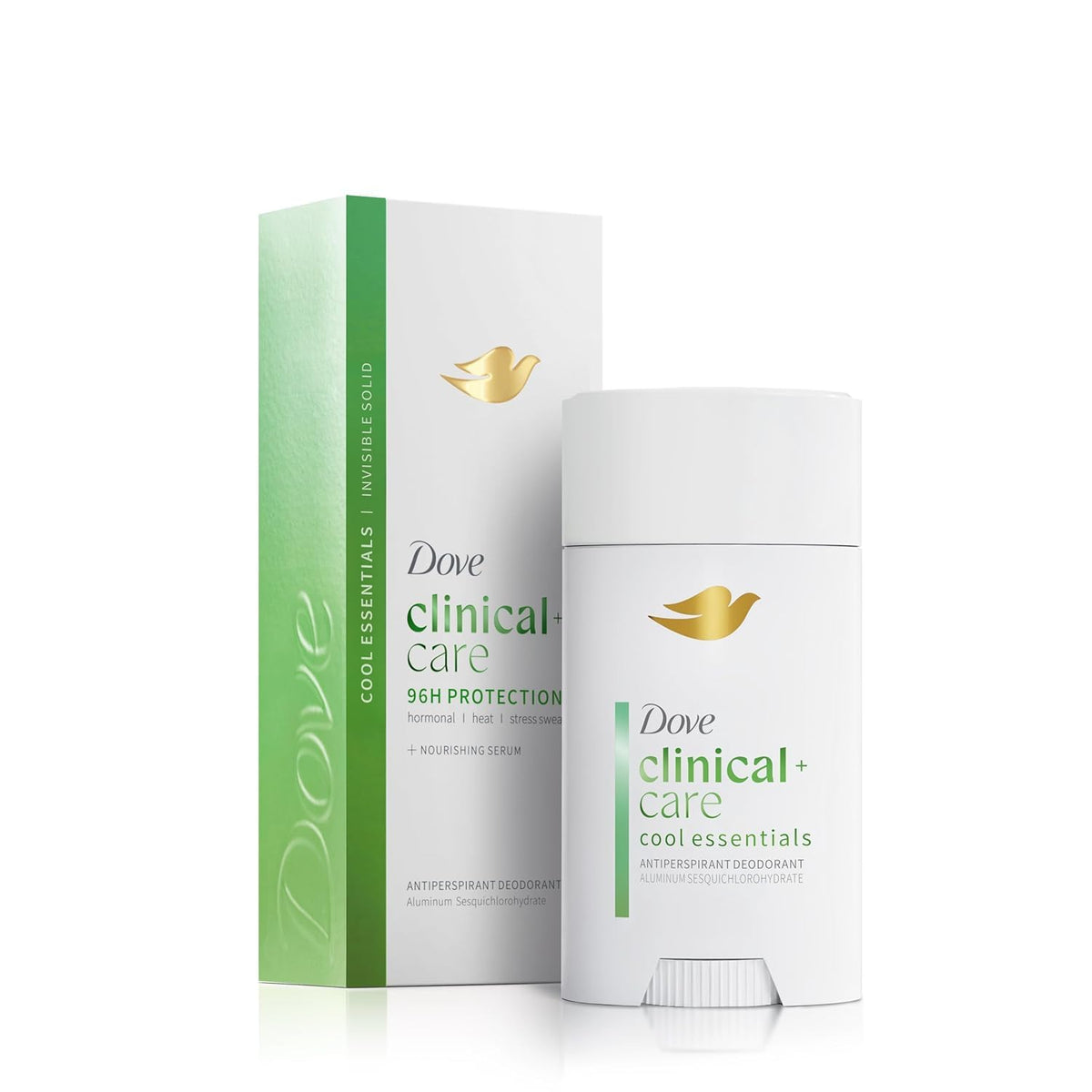 Dove Clinical + Care Antiperspirant Deodorant Cool Essentials front view