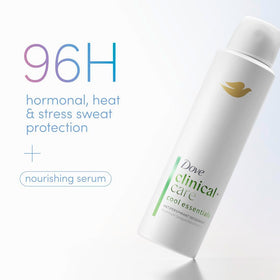Dove Clinical + Care Antiperspirant Deodorant Spray Cool Essentials packaging
